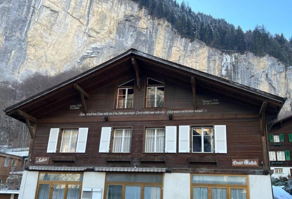 Chalet Maithili Lauterbrunnen -152-Year-Old Majestic Chalet Luaran gambar