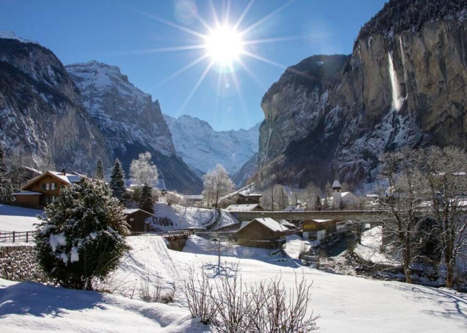 Chalet Maithili Lauterbrunnen -152-Year-Old Majestic Chalet Luaran gambar