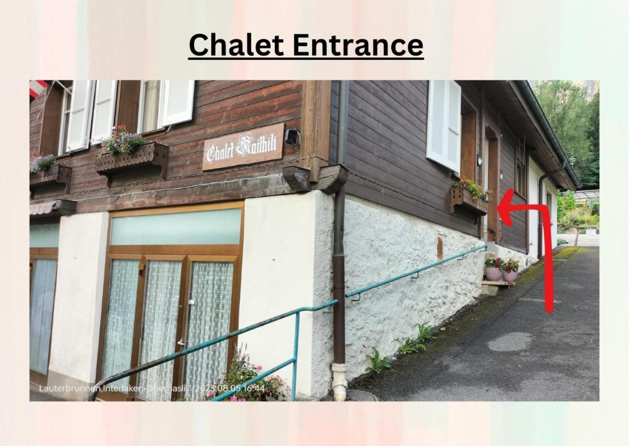 Chalet Maithili Lauterbrunnen -152-Year-Old Majestic Chalet Luaran gambar